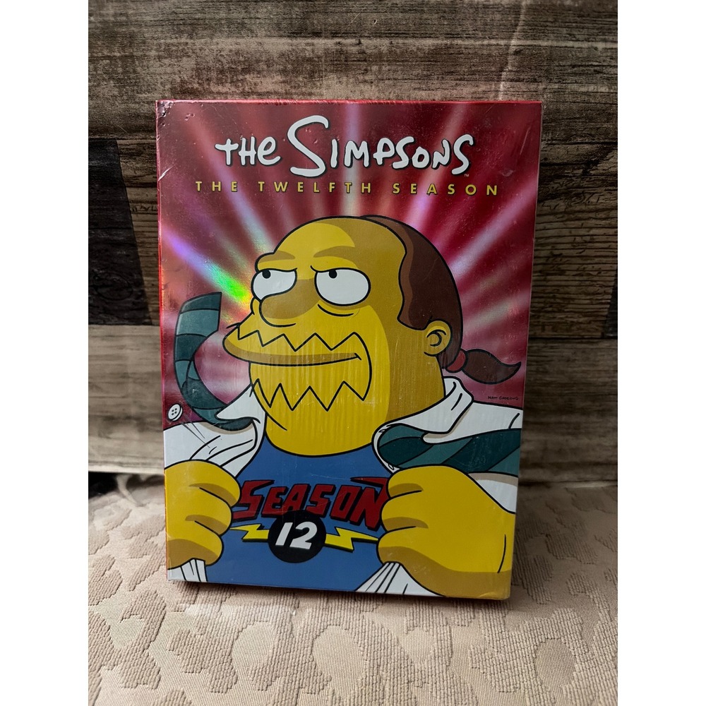 The Simpsons The Twelfth Season 12 DVD Box Set New Sealed 4-Disc Set